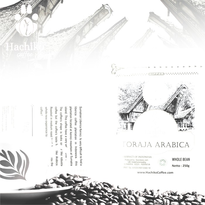 

Hachiko Kopi Luwak Whole Bean 250Gr Zipper (Mmi 30/34/38/40)
