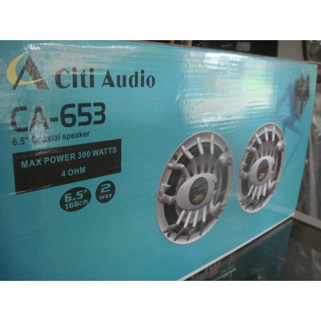 SPEAKER COAXIAL 6,5 CITI AUDIO 2 way MANTAP 300W JERNIH