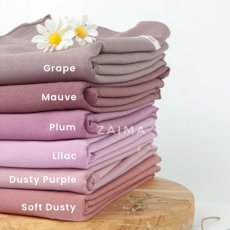 Pashmina Jumbo Syari Besar Lebar Persegi Panjang Murah Diamond Crepe Italiano Premium-4