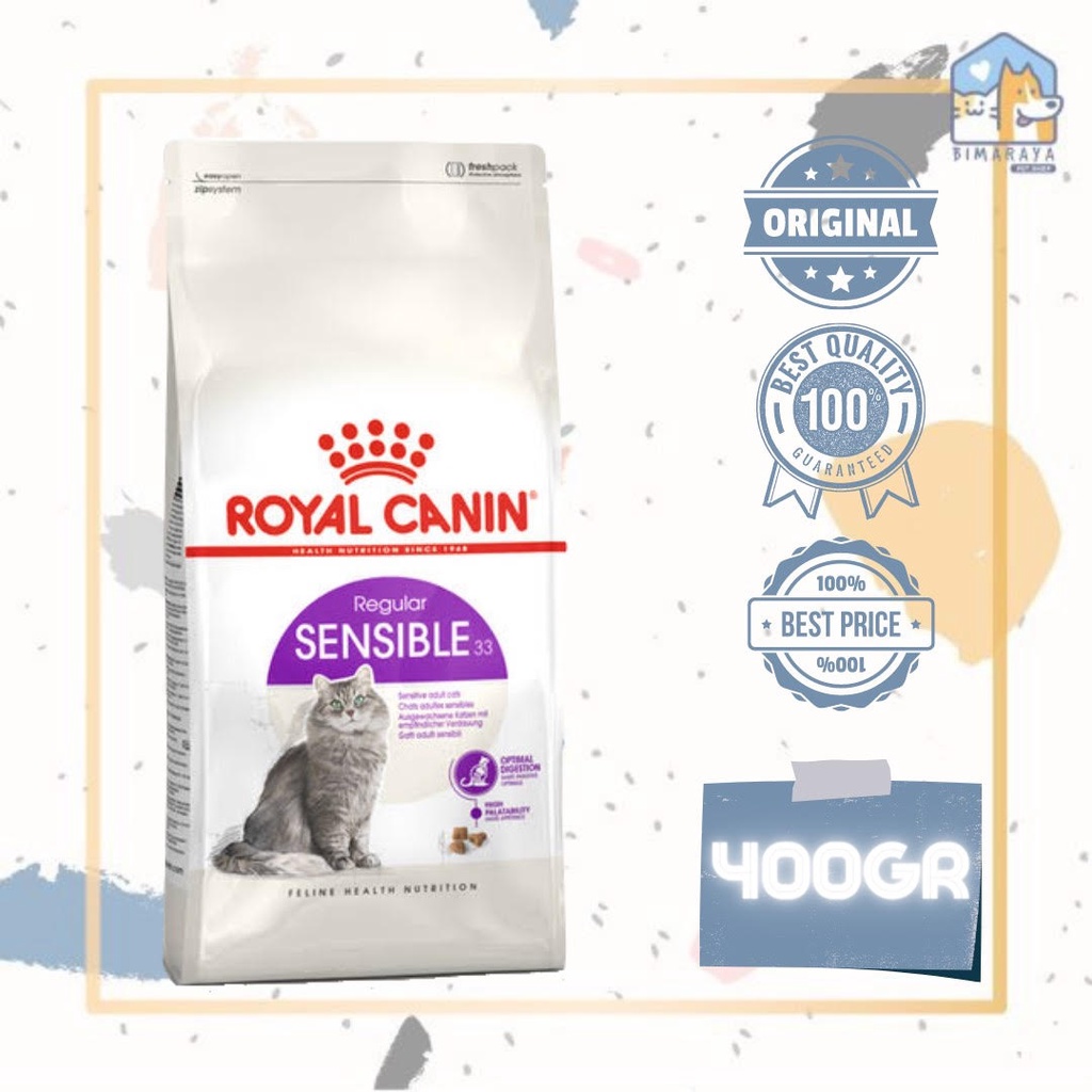 ROYAL CANIN SENSIBLE 33 400GR FRESHPACK