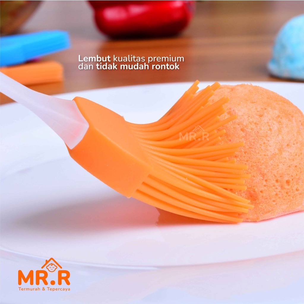 Kuas Silikon Kuas Kue Koas Silikon Kuas Mentega Kuas Silicon Kuas Masak Silicone Brush Perlengkapan Dapur