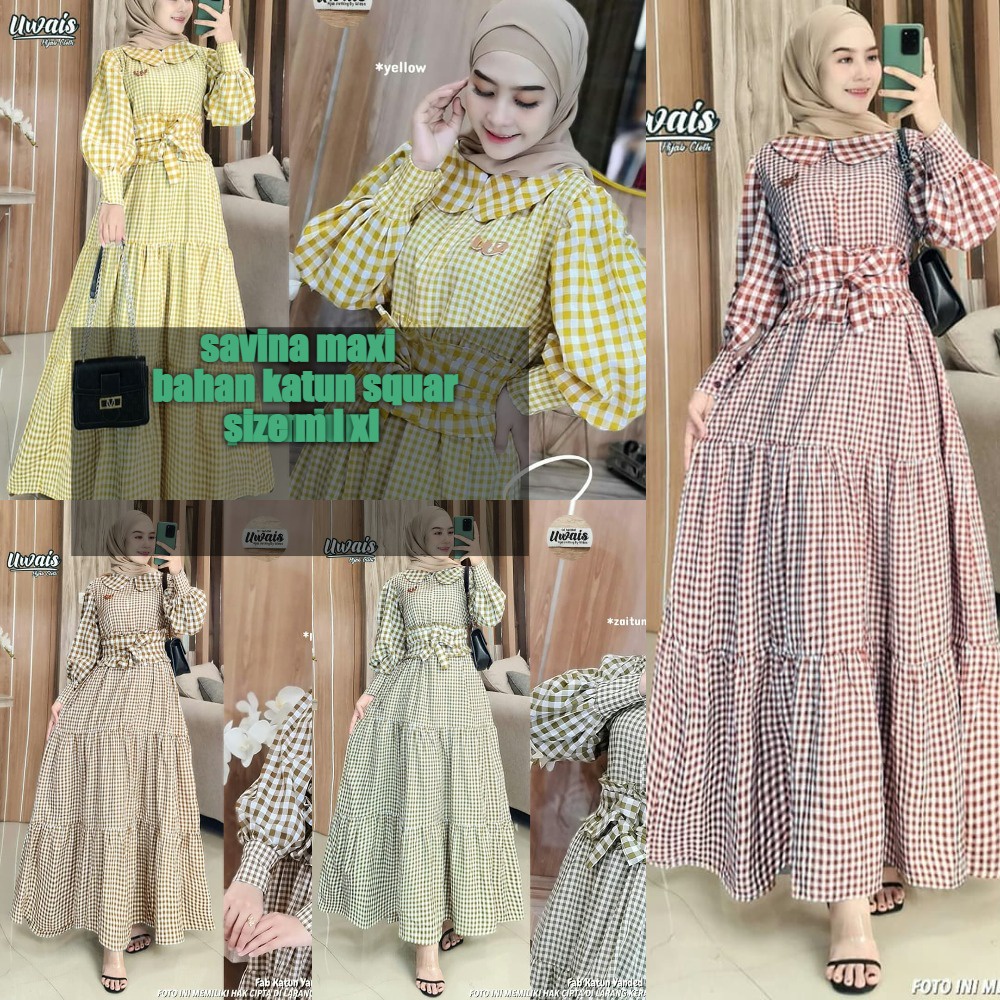 Savina Maci / Pakaian Wanita / Dress Wanita / Gamis Wanita / Fashion Muslim