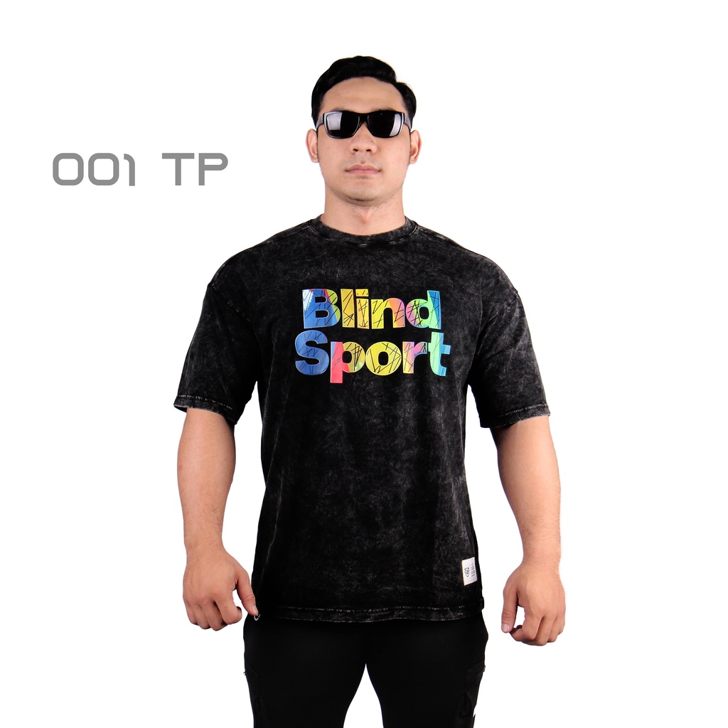 Kaos Washed Oversize Streetwear Pria Wanita Blindsport Washed TP