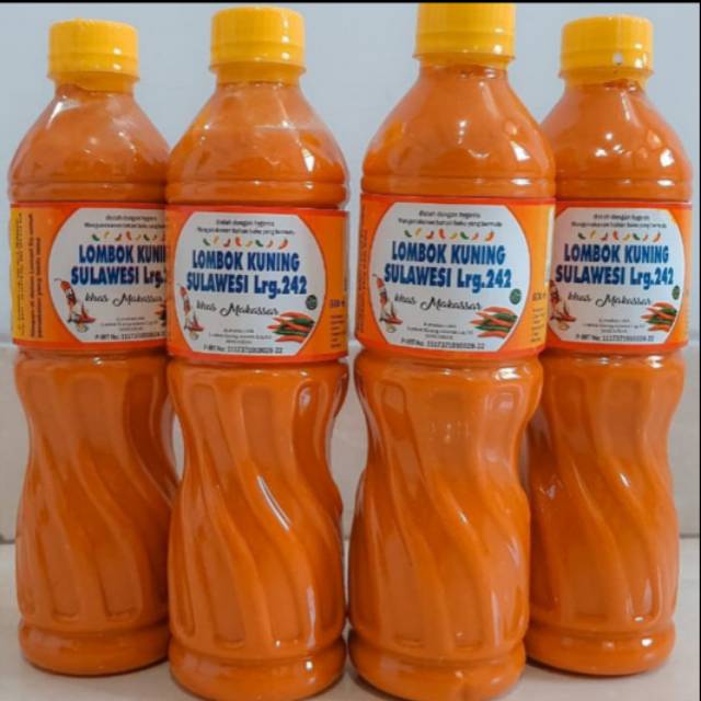 

SAMBAL LOMBOK KUNING MAKASSAR (600 ML)DARI SULAWESI LRG 242