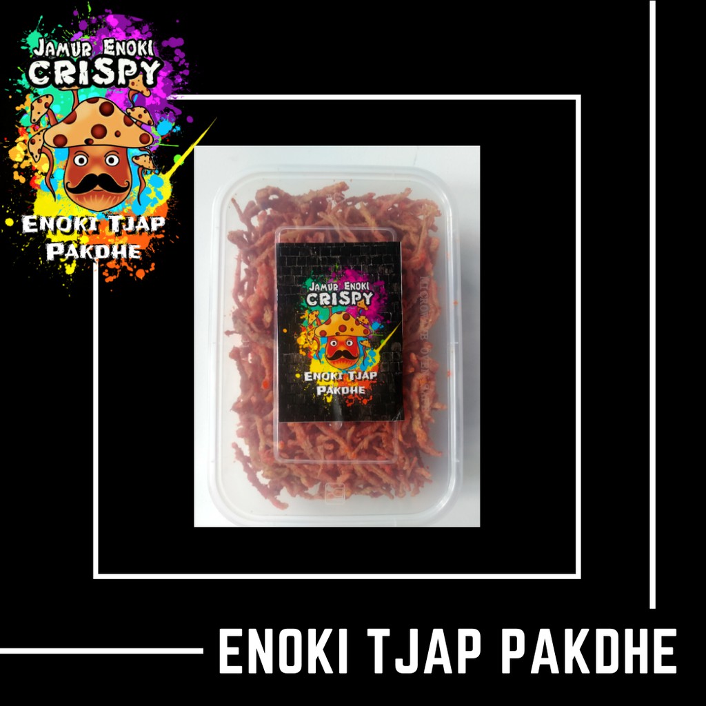 

Jamur Enoki Crispy Rasa Barbeque Kemasan Toples