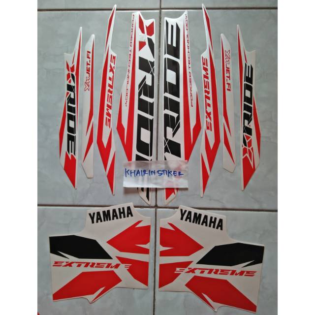 Striping x ride 2015 putih