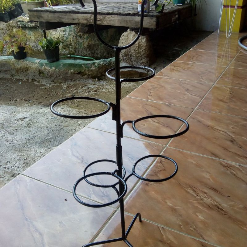 Standing rak bunga susun 7,ukuran tinggi 70cm