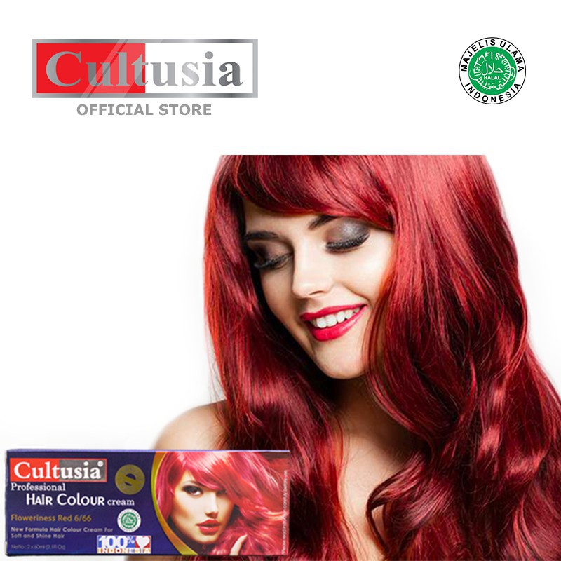 Cultusia Hair Color Flowrns Red 6 66 60 ML