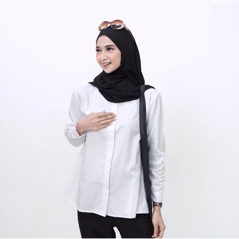 KEMEJA POLOS WANITA/ KEMEJA TOYOBO WANITA