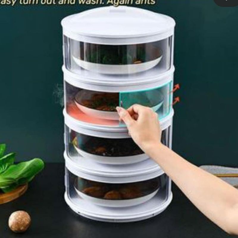 TUDUNG SAJI SUSUN 4 SUSUN MURAH TUDUNG SAJI SUSUN PUTIH