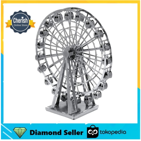 

Promo Puzzle 3D Metal FERRIS WHEEL Mainan Hobby Koleksi Miniatur MB-040 Limited