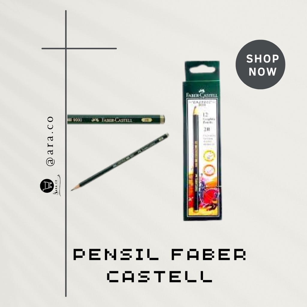 

PENSIL FABER CASTELL 2B / 3B / 4B / 5B / 6B / HB