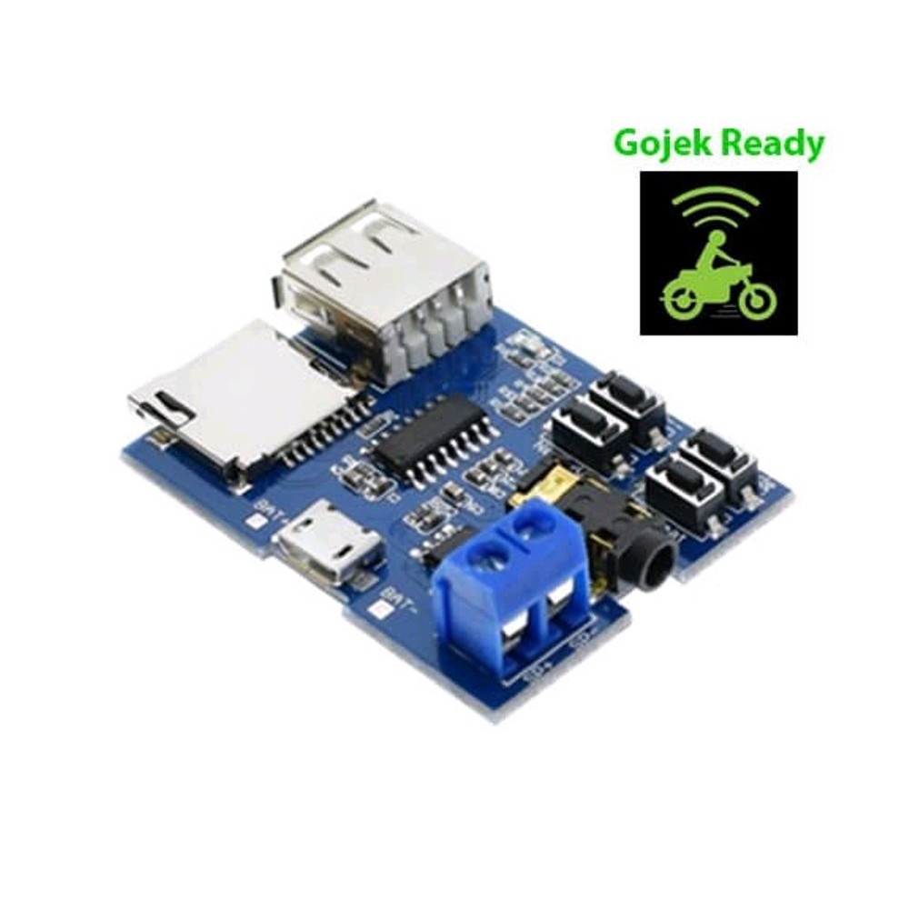MP3 USB Modul Decoding Player Amplifier Play Fash Disk Murah
