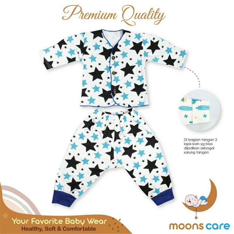 MOONS STELAN PANJANG NEWBORN BUKA KAKI/STELAN NEWBORN