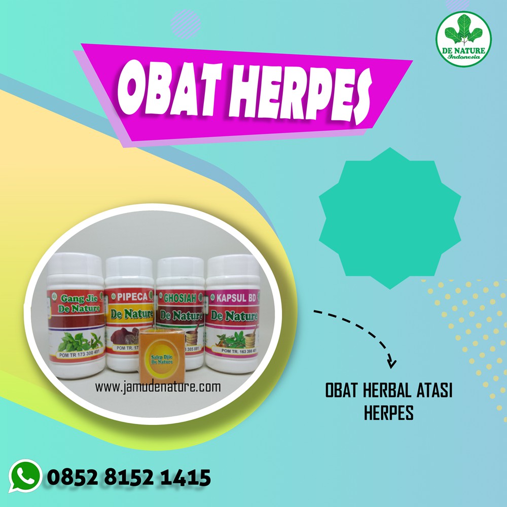Obat Herpes Simplex - Herpes Zoster Asli De Nature Indonesia