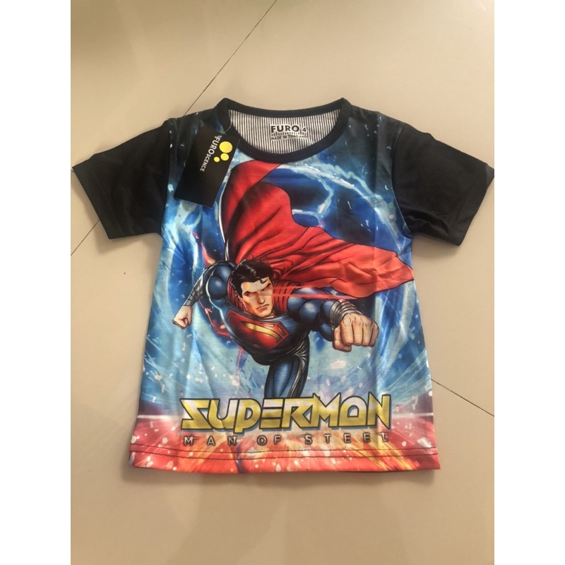kaos furo superman / kaos furo /kaos karakter anak