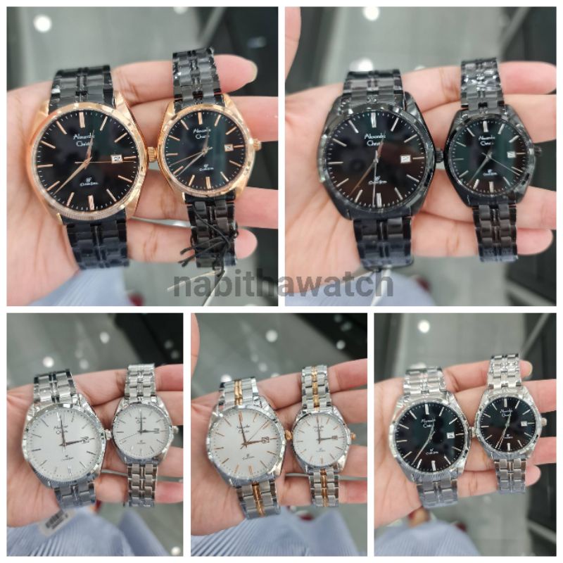 Jam Tangan Couple Alexandre Christie AC8558 New 8558 Original Garansi Resmi