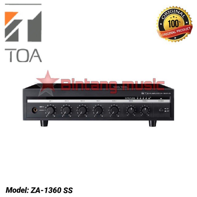 PROMO MURAH Amplifier TOA ZA 1360 SS Original TOA ZA 1360SS - 360 Watt