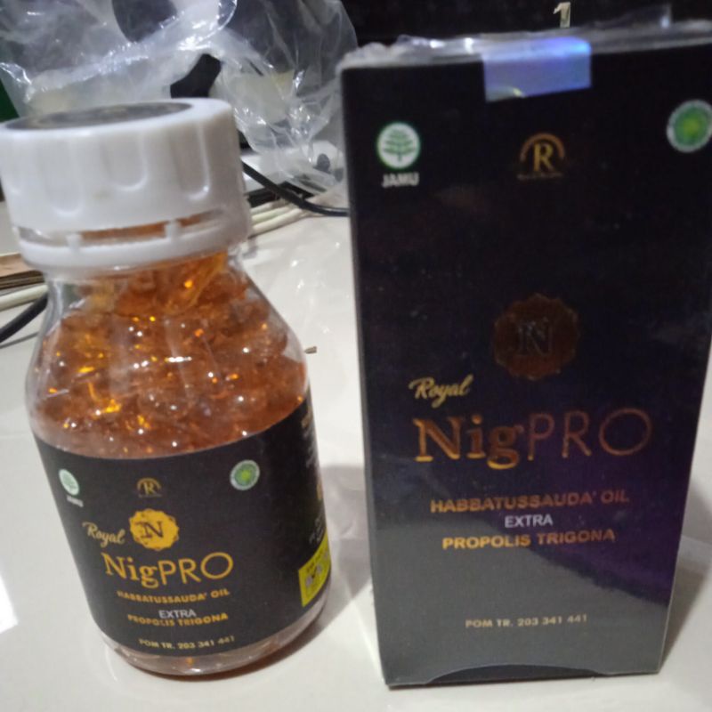 ROYAL NIGPRO habbatussauda isi 100 kapsul dan isi  200 kapsul