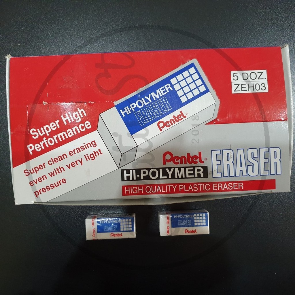 

PENTEL Penghapus Pensil Zeh 03 Putih Pencil Eraser