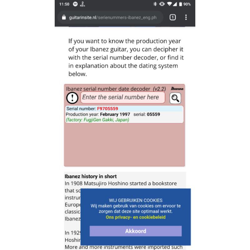 Ibanez RG series ORI MII