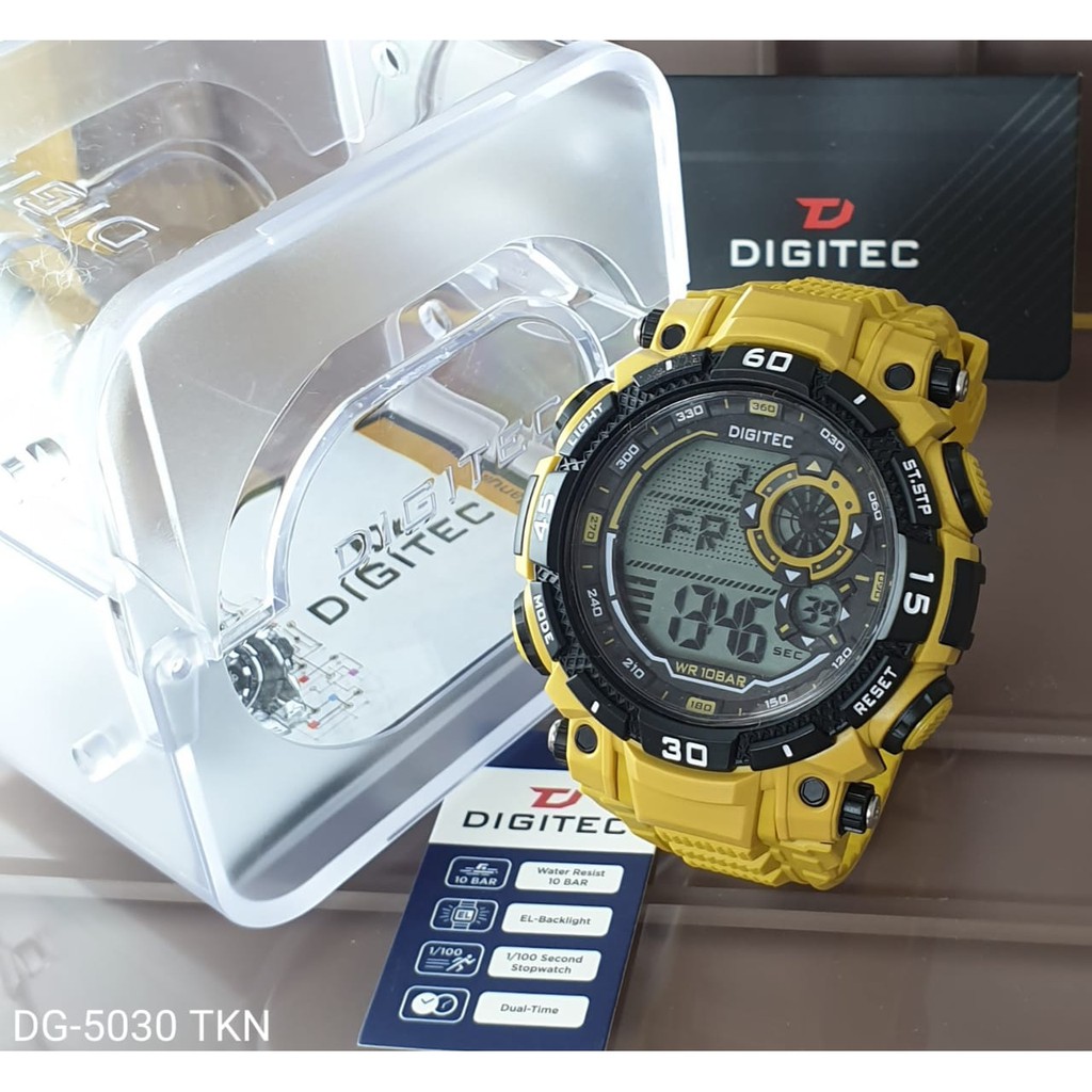 Jam Tangan Pria Digitec 5030 Original Ultra Size Watch Strap Rubber