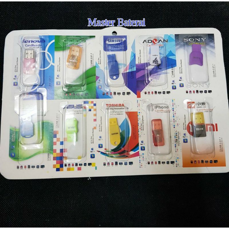 

Cardreader Mini 1 Slot Cardreaders Aneka Model 1 Papan isi 10 Pcs