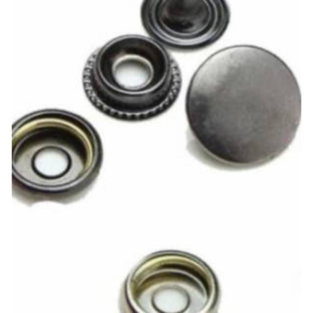 Reffil Kancing Jaket BLACK NIKEL 1.5cm - Nikel