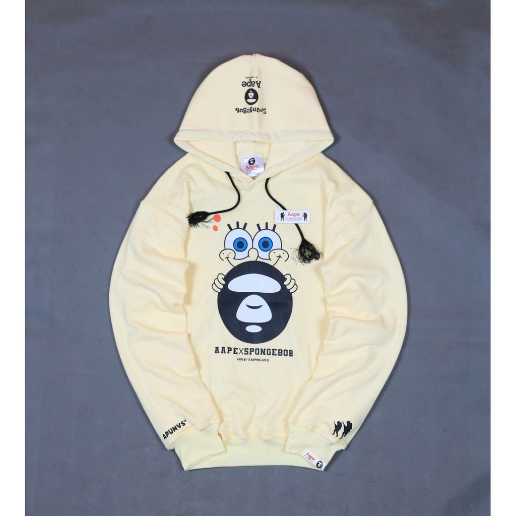 HOODIE AAPE X SPONGEBOB