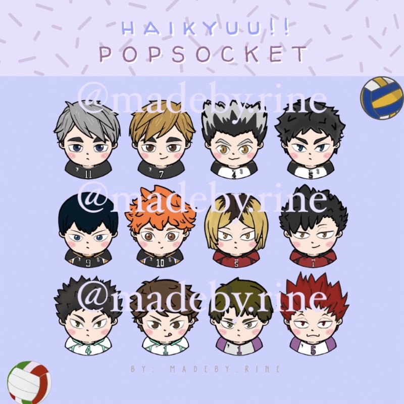 Popsocket Haikyuu