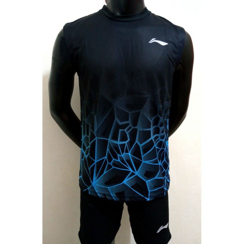 BAJU SINGLET BADMINTON/SETELAN SINGLET BADMINTON L150P LINING