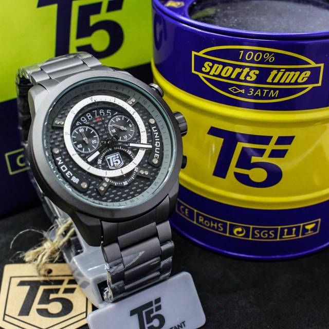 Jam T5 H3667 original chrono aktif bergaransi