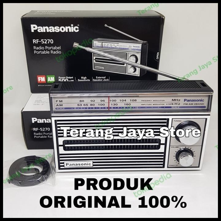 Radio 2 Band Panasonic Rf-5270 Radio Portabel Panasonic Rf-5270 Rf5270