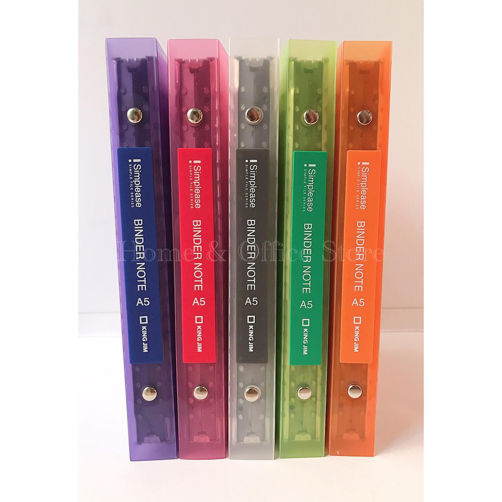 Binder Note King Jim A5 128GA Clear / Binder Loose Leaf A5