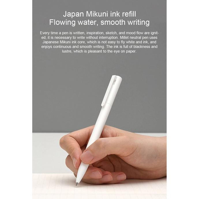 

Office & Stationery | Alat Tulis | 10 Pieces Xiaomi Pen Mi 0.5Mm Gel No Cap Writing Black Mikuni Ink | Best Seller