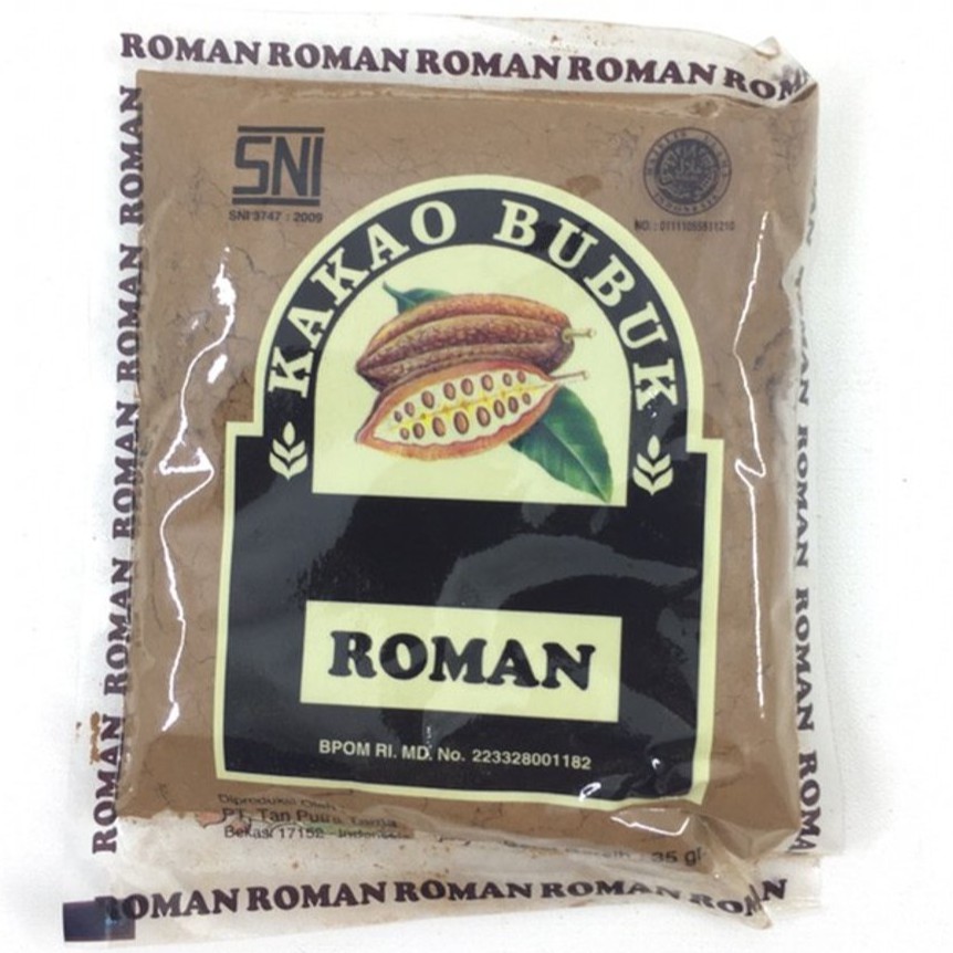 Roman Kakao Bubuk 35gr / Coklat Bubuk Roman / Roman Coacoa Powder / Coklat Bubuk