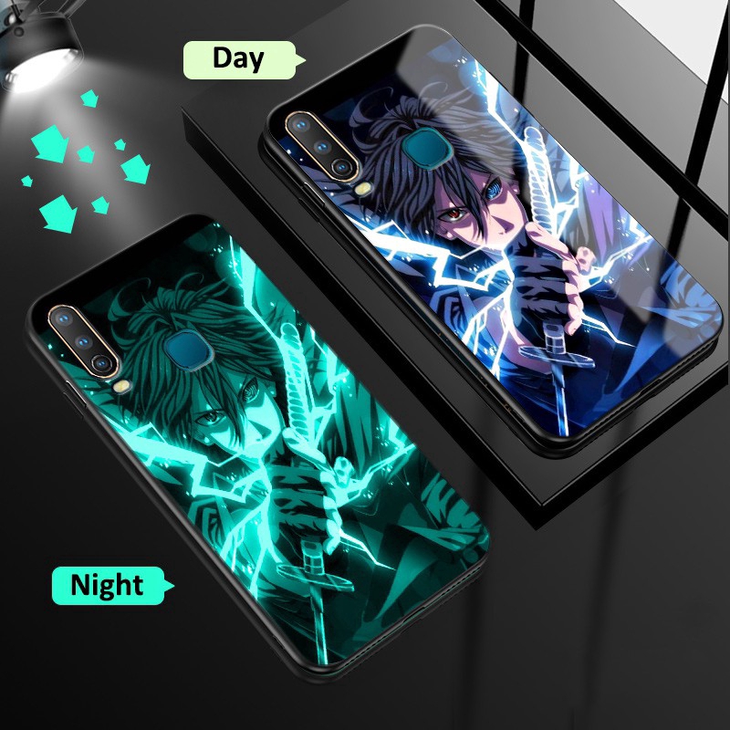 Naruto Luminous Hard Case Hp Vivo Y30 Y30i Y17 Y12 S1 Pro Y19 Y50 Z1 Pro Y15 S1 V15 V15 Pro Night Glowing Glass Slim Anime Casing Shopee Indonesia