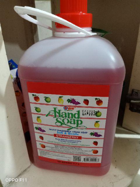 Yuri Handsoap Jerigen 3.7 Liter Strawberry | Yuri Sabun Cuci Tangan Derigen 3.7 L