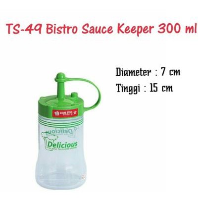 Botol Kecap Lion Star Sauce Keeper 300 ml TS-49 / Botol Kecap / Botol Minyak