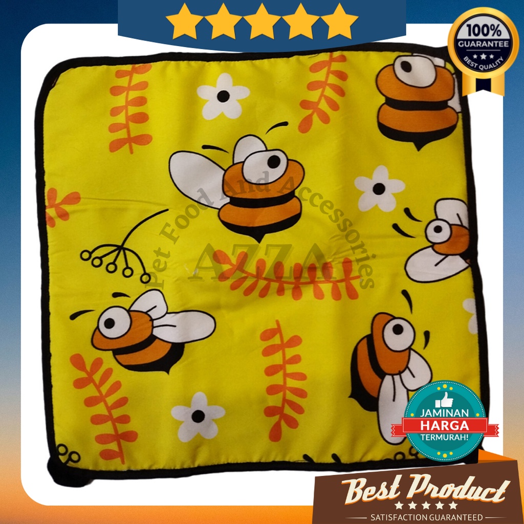 AYUNAN KANDANG KUCING HAMMOCK KUCING ANJING BAHAN FLANEL TEBAL-Lebah Besar