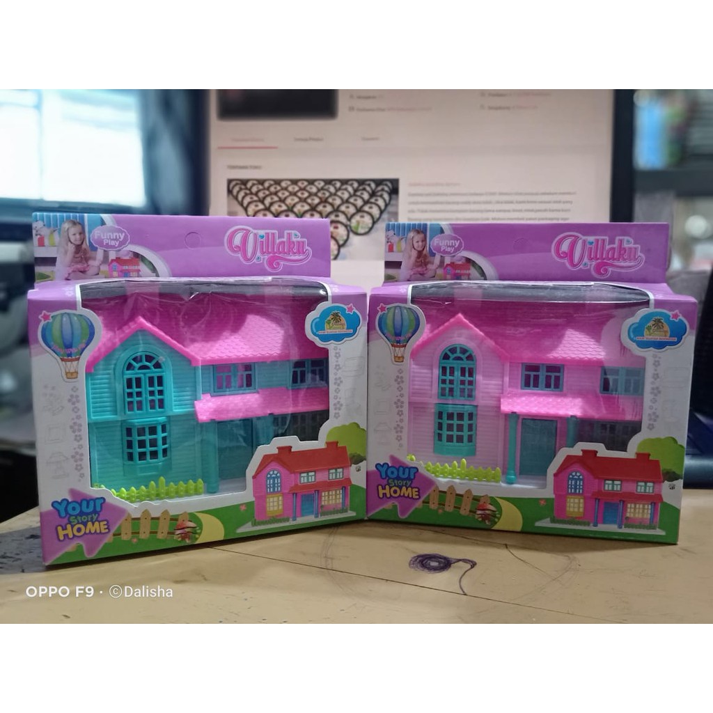 Mainan villaku rumah-rumahan Mainan Rumah Anak Rumah Mini Mainan Edukasi RumahRumahan Mainan Murah