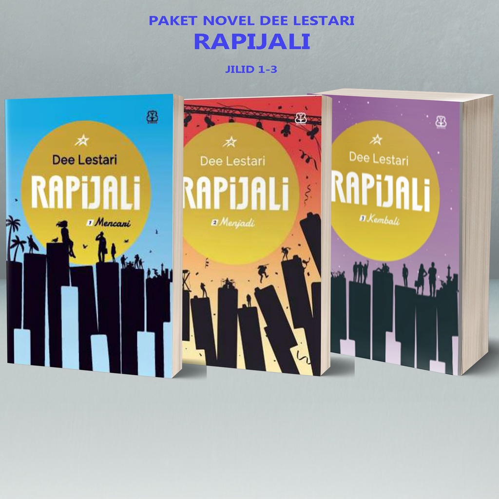 Paket Novel Rapijali Dee Lestari : jilid 1-3