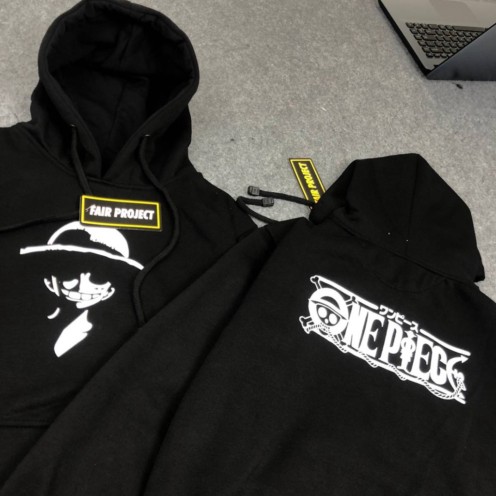 Hoddie Sweatshirt Pullover Hoodie One Piece Manga Anime Jepang Luffy d Monkey Long sleeve Pria Wanit
