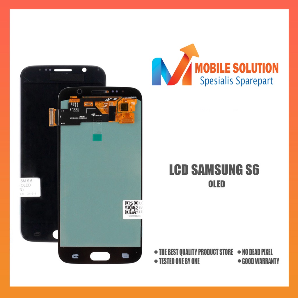 Grosir LCD Samsung Galaxy S6 Flat  S6  G920 ORED 100% Fullset Touchscreen Garansi 1 Bulan + Packing / Bubbel