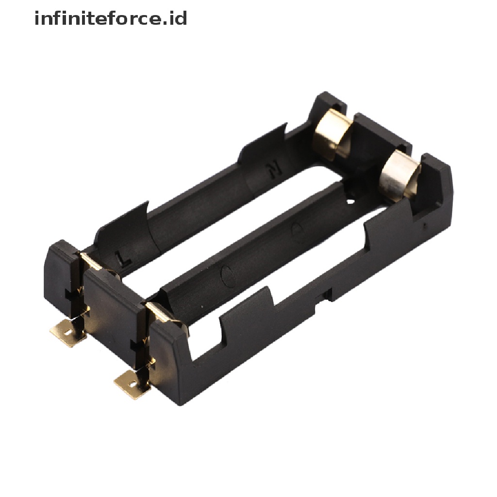 (Infiniteforce.Id) Case Holder Baterai 26650 Smd Dengan Pin Lapis Emas 26650