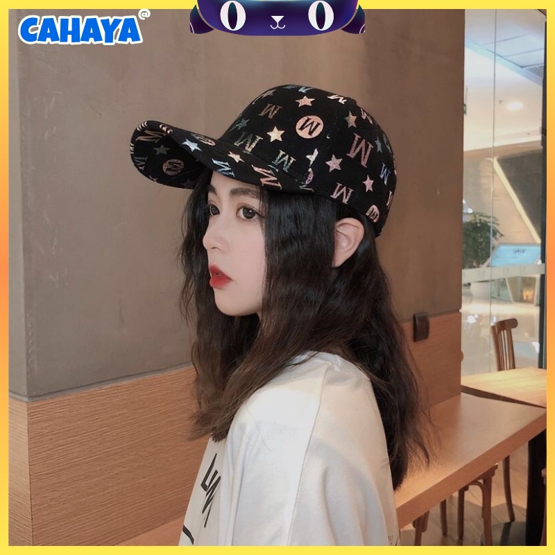 CAHAYA Topi Wanita Topi Fashion Gaya Jepang dan Korea Baru Topi Baseball Import A1