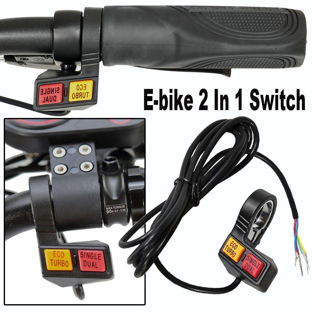 R-FLOWER Alat Saklar E-bike 2in1 Sparepart Refitting Motor Skuter Speed Control