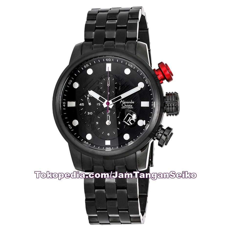 Jam Tangan Pria Alexandre Christie AC 6163 MC BIPBARE Original Chrono