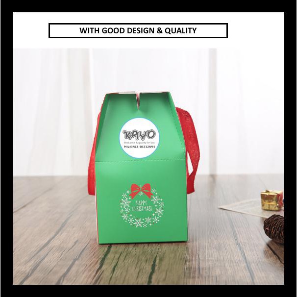 

(BAYAR DITEMPAT) KANTONG SOUVENIR TEMA NATAL, KANTONG KADO MOTIF NATAL SANTA RUDOLF KODE 1394