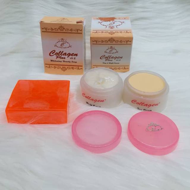 PAKET KREAM COLLAGEN ORI + SABUN COLLAGEN VIT-E